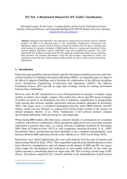 IFCNet: A Benchmark Dataset for IFC Entity Classification