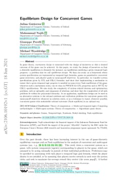 Equilibrium Design for Concurrent Games