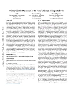 Vulnerability Detection with Fine-grained Interpretations