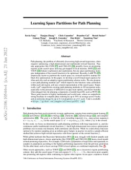 Learning Space Partitions for Path Planning