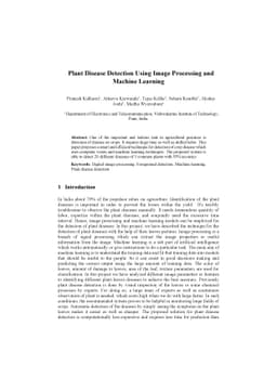 Plant Disease Detection Using Image Processing and Machine Learning