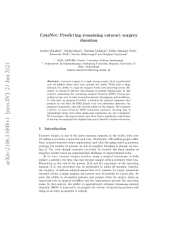 CataNet: Predicting remaining cataract surgery duration