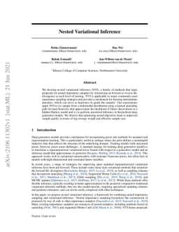 Nested Variational Inference