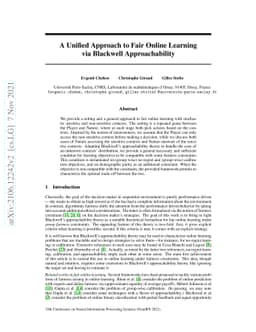 A Unified Approach to Fair Online Learning via Blackwell Approachability