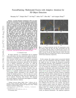 FusionPainting: Multimodal Fusion with Adaptive Attention for 3D Object
  Detection