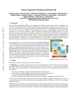 Disease Progression Modeling Workbench 360