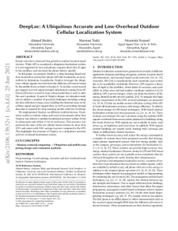 DeepLoc: A Ubiquitous Accurate and Low-Overhead Outdoor Cellular
  Localization System