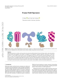 Frame Field Operators