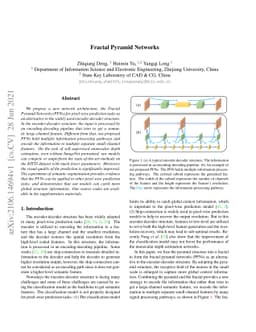 Fractal Pyramid Networks