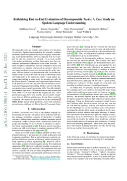 Rethinking End-to-End Evaluation of Decomposable Tasks: A Case Study on
  Spoken Language Understanding