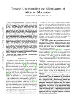 Towards Understanding the Effectiveness of Attention Mechanism