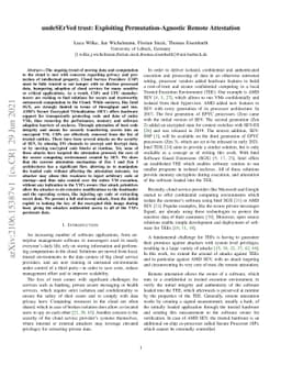 undeSErVed trust: Exploiting Permutation-Agnostic Remote Attestation