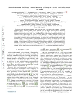 Inverse-Dirichlet Weighting Enables Reliable Training of Physics
  Informed Neural Networks