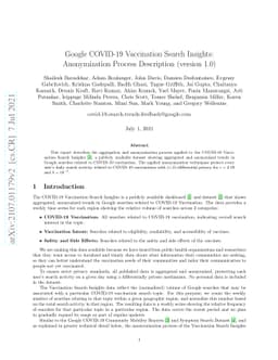 Google COVID-19 Vaccination Search Insights: Anonymization Process
  Description
