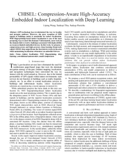 CHISEL: Compression-Aware High-Accuracy Embedded Indoor Localization
  with Deep Learning