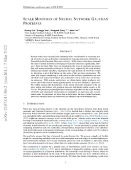 Scale Mixtures of Neural Network Gaussian Processes