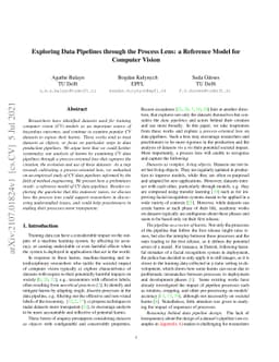 Exploring Data Pipelines through the Process Lens: a Reference Model
  forComputer Vision