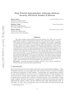 Deep Network Approximation: Achieving Arbitrary Accuracy with Fixed
  Number of Neurons