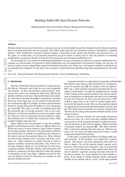 Building Stable Off-chain Payment Networks
