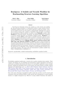 Benchpress: A Scalable and Versatile Workflow for Benchmarking Structure
  Learning Algorithms