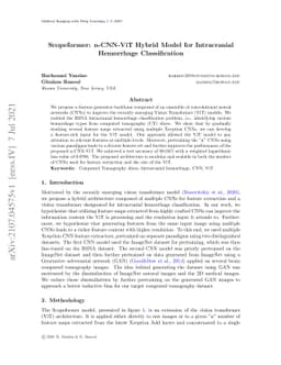 Scopeformer: n-CNN-ViT Hybrid Model for Intracranial Hemorrhage
  Classification