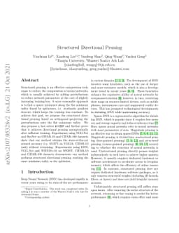 Structured Directional Pruning via Perturbation Orthogonal Projection