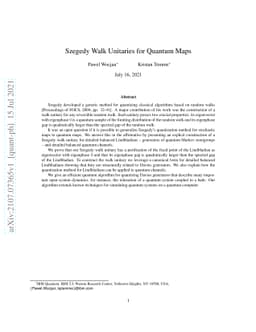 Szegedy Walk Unitaries for Quantum Maps