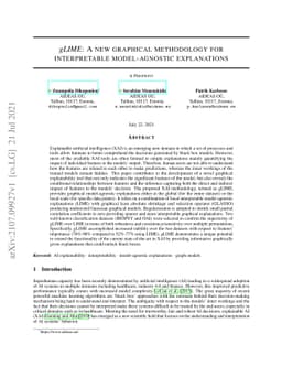 GLIME: A new graphical methodology for interpretable model-agnostic
  explanations