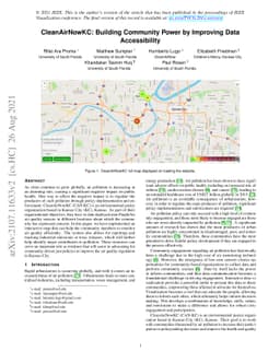 CleanAirNowKC: Building Community Power by Improving Data Accessibility