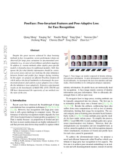 PoseFace: Pose-Invariant Features and Pose-Adaptive Loss for Face
  Recognition
