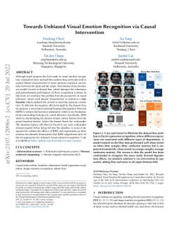 Towards Unbiased Visual Emotion Recognition via Causal Intervention