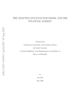 The Adaptive Multi-Factor Model and the Financial Market