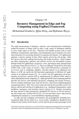 Resource Management in Edge and Fog Computing using FogBus2 Framework