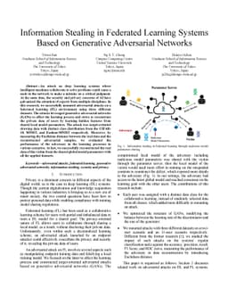 Information Stealing in Federated Learning Systems Based on Generative
  Adversarial Networks