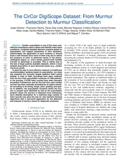 The CirCor DigiScope Dataset: From Murmur Detection to Murmur
  Classification
