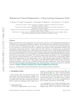 Multispectral Vineyard Segmentation: A Deep Learning approach