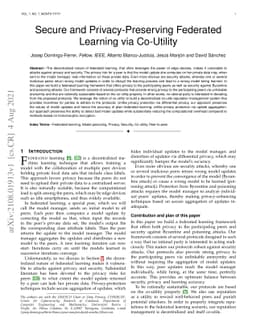 Secure and Privacy-Preserving Federated Learning via Co-Utility