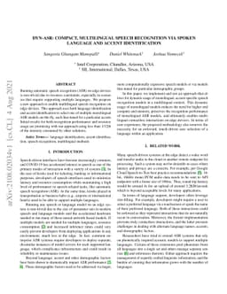 Dyn-ASR: Compact, Multilingual Speech Recognition via Spoken Language
  and Accent Identification