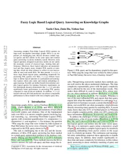 Fuzzy Logic Based Logical Query Answering on Knowledge Graphs