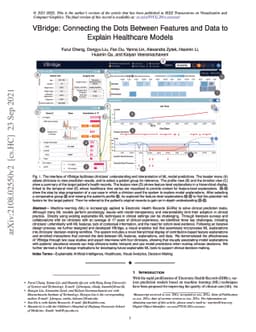 VBridge: Connecting the Dots Between Features and Data to Explain
  Healthcare Models