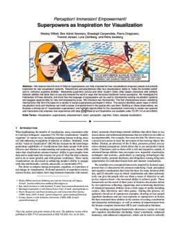 Perception! Immersion! Empowerment! Superpowers as Inspiration for
  Visualization