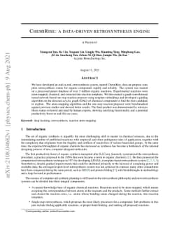 ChemiRise: a data-driven retrosynthesis engine