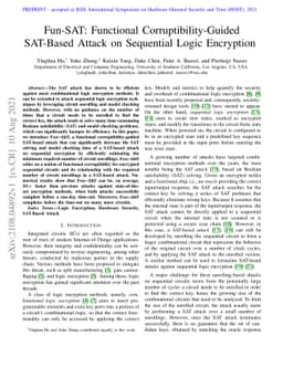 Fun-SAT: Functional Corruptibility-Guided SAT-Based Attack on Sequential
  Logic Encryption