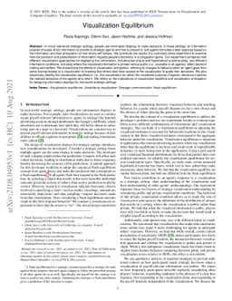 Visualization Equilibrium