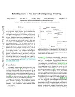 Rethinking Coarse-to-Fine Approach in Single Image Deblurring