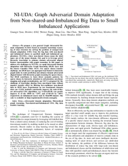 NI-UDA: Graph Adversarial Domain Adaptation from
  Non-shared-and-Imbalanced Big Data to Small Imbalanced Applications