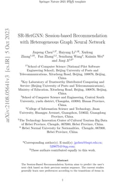 SR-HetGNN:Session-based Recommendation with Heterogeneous Graph Neural
  Network