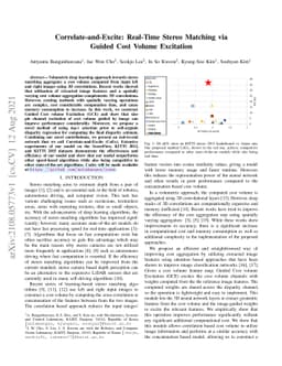 Correlate-and-Excite: Real-Time Stereo Matching via Guided Cost Volume
  Excitation