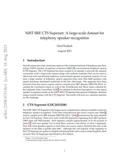 NIST SRE CTS Superset: A large-scale dataset for telephony speaker
  recognition