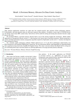 Metall: A Persistent Memory Allocator For Data-Centric Analytics